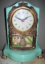 1960's Mastercrafters Clock Corp Chefs Kitchen Clock With Dancing deals Flames Working